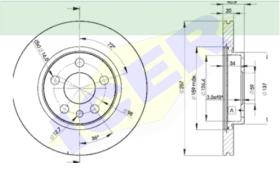 Icer Brakes 78BD46832 - JGO.DISCOS FRENO CIT/PEUG