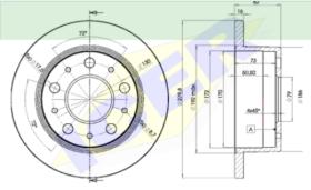 Icer Brakes 78BD46961 - DISCO FRENO CIT/PEU (UNIDAD)