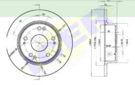 Icer Brakes 78BD52522 - JGO.DISCOS FRENO HONDA