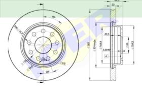 Icer Brakes 78BD56142 - JGO.DISCOS FRENO AUDI/VW