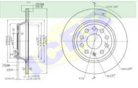 Icer Brakes 78BD56192 - JGO.DISCOS FRENO AUDI/VW