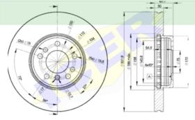 Icer Brakes 78BD60452 - JGO.DISCOS FRENO BMW