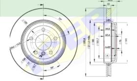 Icer Brakes 78BD60732 - JGO.DISCOS FRENO BMW