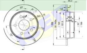 Icer Brakes 78BD64702 - JGO.DISCOS FRENO MERCEDES