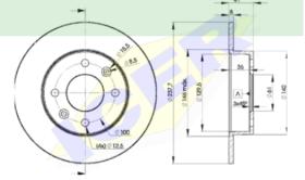 Icer Brakes 78BD69472 - JGO.DISCOS FRENO RENAULT