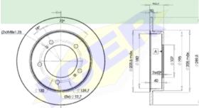 Icer Brakes 78BD69702 - JGO.DISCOS FRENO SUZUKI/CHEVROLET