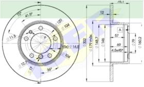 Icer Brakes 78BD80421 - DISCO FRENO BMW (UNIDAD)