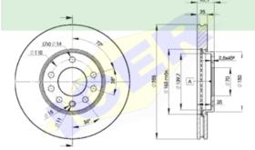 Icer Brakes 78BD90032 - JGO.DISCOS FRENO OPEL