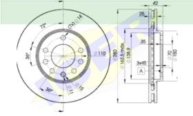 Icer Brakes 78BD90602 - JGO.DISCOS FRENO OPEL