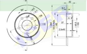 Icer Brakes 78BD91102 - JGO.DISCOS FRENO OPEL