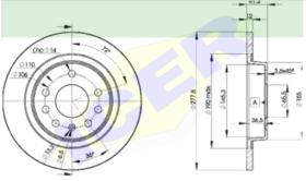 Icer Brakes 78BD91152 - JGO.DISCOS FRENO OPEL