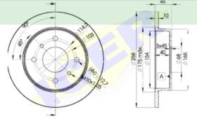 Icer Brakes 78BD99012 - JGO.DISCOS FRENO NISSAN