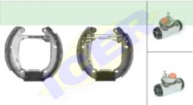 Icer Brakes 79KT0062 - KIT TRASERO CITROEN/PEUG.