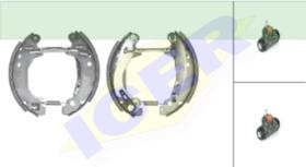 Icer Brakes 79KT0063 - KIT TRASERO PEUG. 206