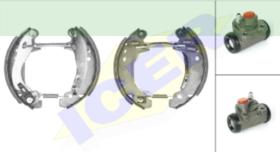 Icer Brakes 79KT0061 - KIT TRASERO PEUG.205+SERVO