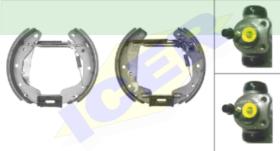 Icer Brakes 79KT0037 - KIT TRASERO OPEL ASTRA/CORSA/TIGRA