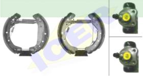 Icer Brakes 79KT0042 - KIT TRASERO DAEWOO ARANOS/OPEL ASTRA