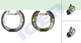 Icer Brakes 79KT0050 - KIKT TRASERO RENAUTL MEGANE 1.4E, 1.6E, 2.0