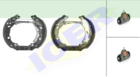 Icer Brakes 79KT0051 - KIT TRASERO RENAULT MEGANE