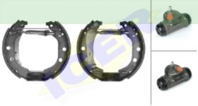 Icer Brakes 79KT0044 - KIT TGRASERO PEUGEOT 406 (-ABS)