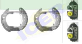 Icer Brakes 79KT0032 - KIT TRASERO FORD ESCORT/ORION