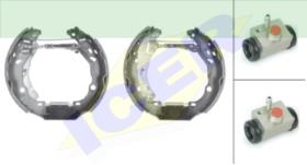 Icer Brakes 79KT0054 - KIT TRASERO RENAULT CLIO II 1.9 TDI 01/00->
