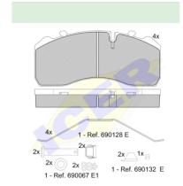 Icer Brakes 152047066 - JUEGO PASTILLAS FRENO CAMION MITSUBISHI/DODGE/EJE BPW