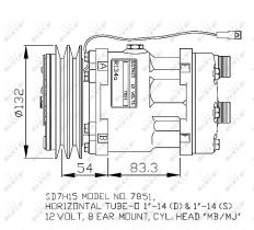 Nrf 32757G - COMPRESSORS NEW HOLLAND DEUTZ-FAHR