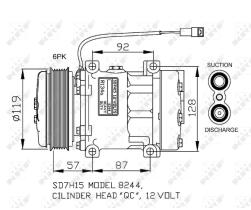 Nrf 32771G - COMPRESOR MASSEY FERGUSON