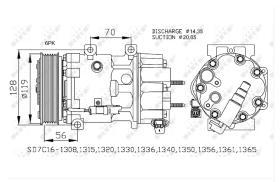 Nrf 32772G - COMPRESOR CITROEN