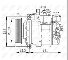 Nrf 32777 - COMPRESSORS AUDI AUDI A8 QUATTRO 02