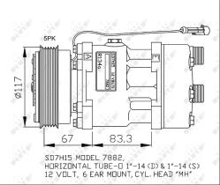 Nrf 32779G - COMPRESOR CITROEN