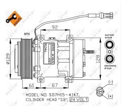 Nrf 32780G - COMPRESOR D.A.F.