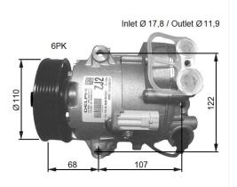 Nrf 32781G - COMPRESOR OPEL