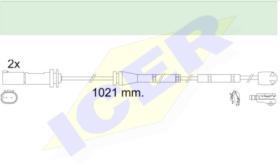 Icer Brakes 610554E - JGO.SENSORES DESGASTE FRENOS BMW