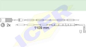 Icer Brakes 610542E - JGO.SENSORES DESGASTE FRENOS BMW