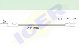 Icer Brakes 610185E - SENSOR DESGASTE