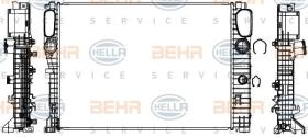 Hella 8MK376700594 - RADIADOR MERCEDES E-CLASS W211