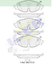 Icer Brakes 182111 - JGO.PASTILLAS