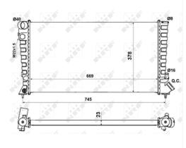 Nrf 58189A - RADIADOR ALUMINIO CITROEN