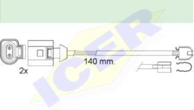 Icer Brakes 610547E - AVISADOR DESGASTE