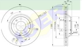 Icer Brakes 78BD33241 - DISCO FRENO AUDI/PORSCHE/VW