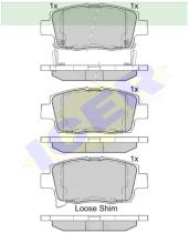 Icer Brakes 182205000 - JGO.PASTILLAS SCION