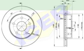 Icer Brakes 78BD51172 - JGO.DE DISCO