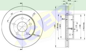 Icer Brakes 78BD51172 - JGO.DE DISCO