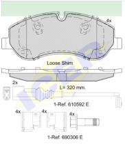 Icer Brakes 142119 - PASTILLA DE FRENO