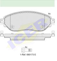 Icer Brakes 142219 - PASTILLA DE FRENO