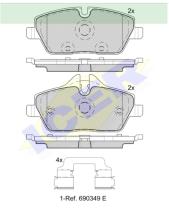 Icer Brakes 181662200 - JG.PASTILLA DE FRENO