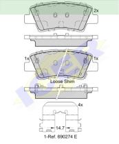 Icer Brakes 182036 - JG.PASTILLA DE FRENO