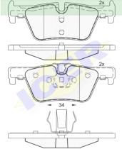 Icer Brakes 182049 - JG.PASTILLA DE FRENO